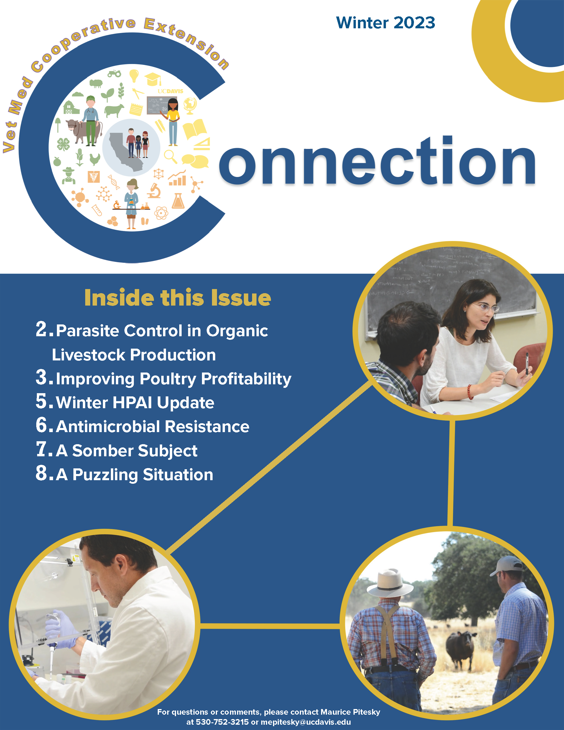 Cover Page of the Winter 2023 Newsletter